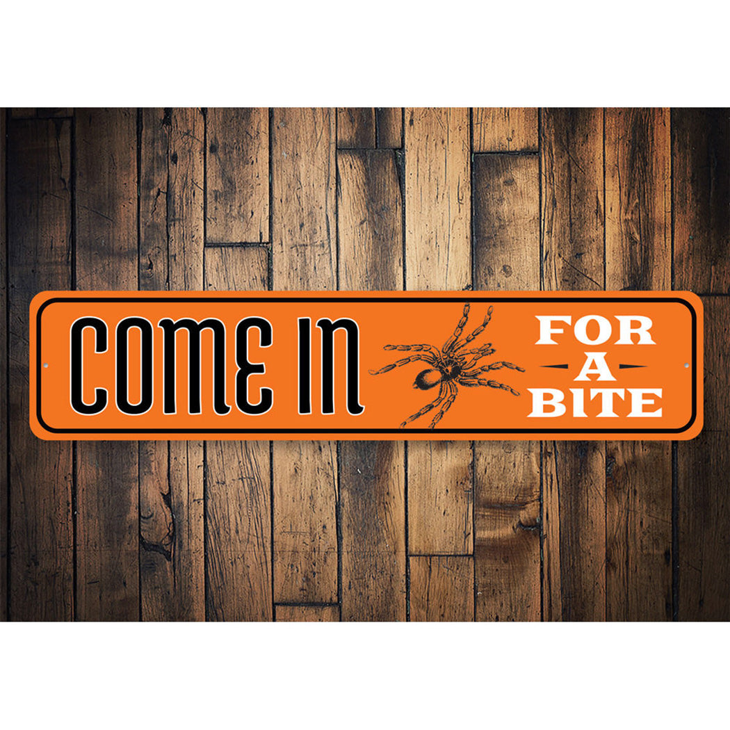 Spider Welcome Sign