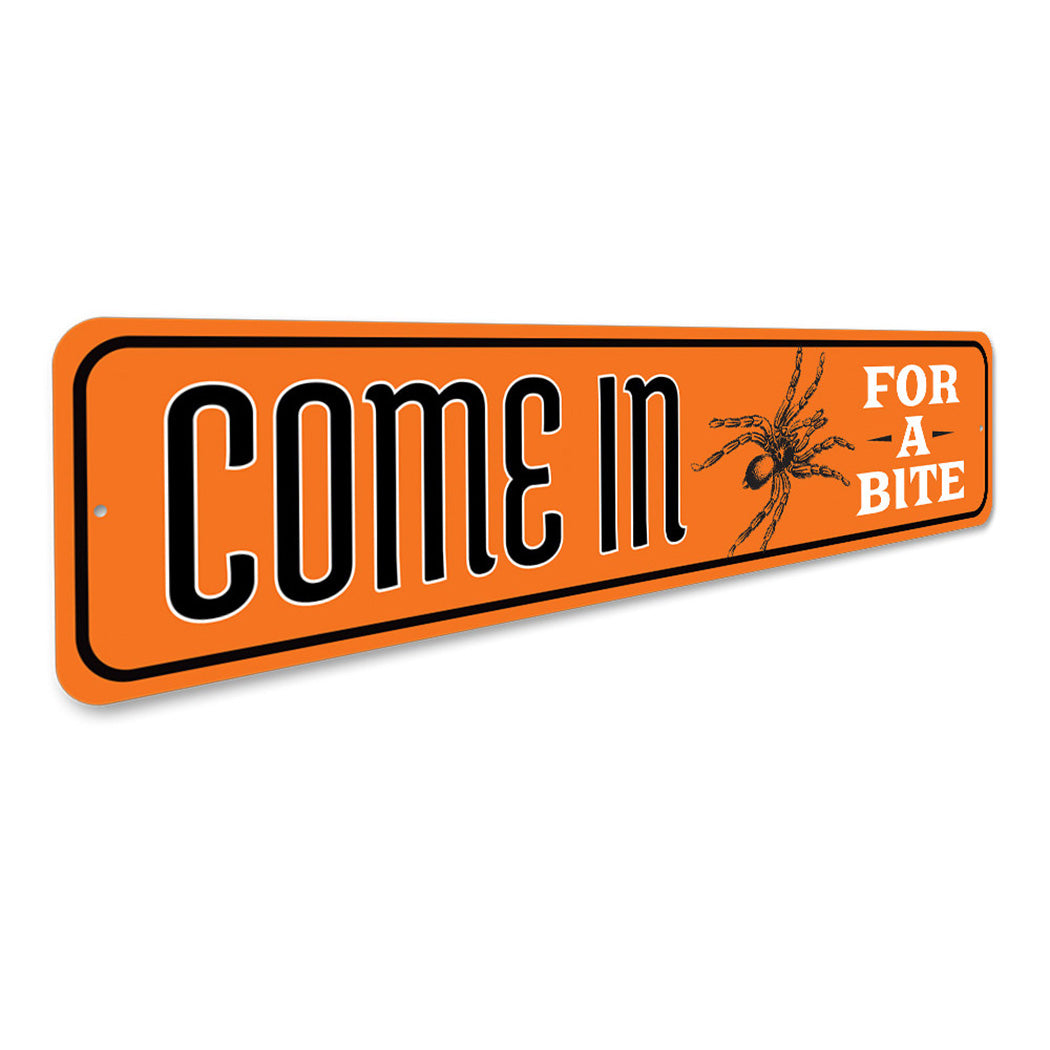 Spider Welcome Sign