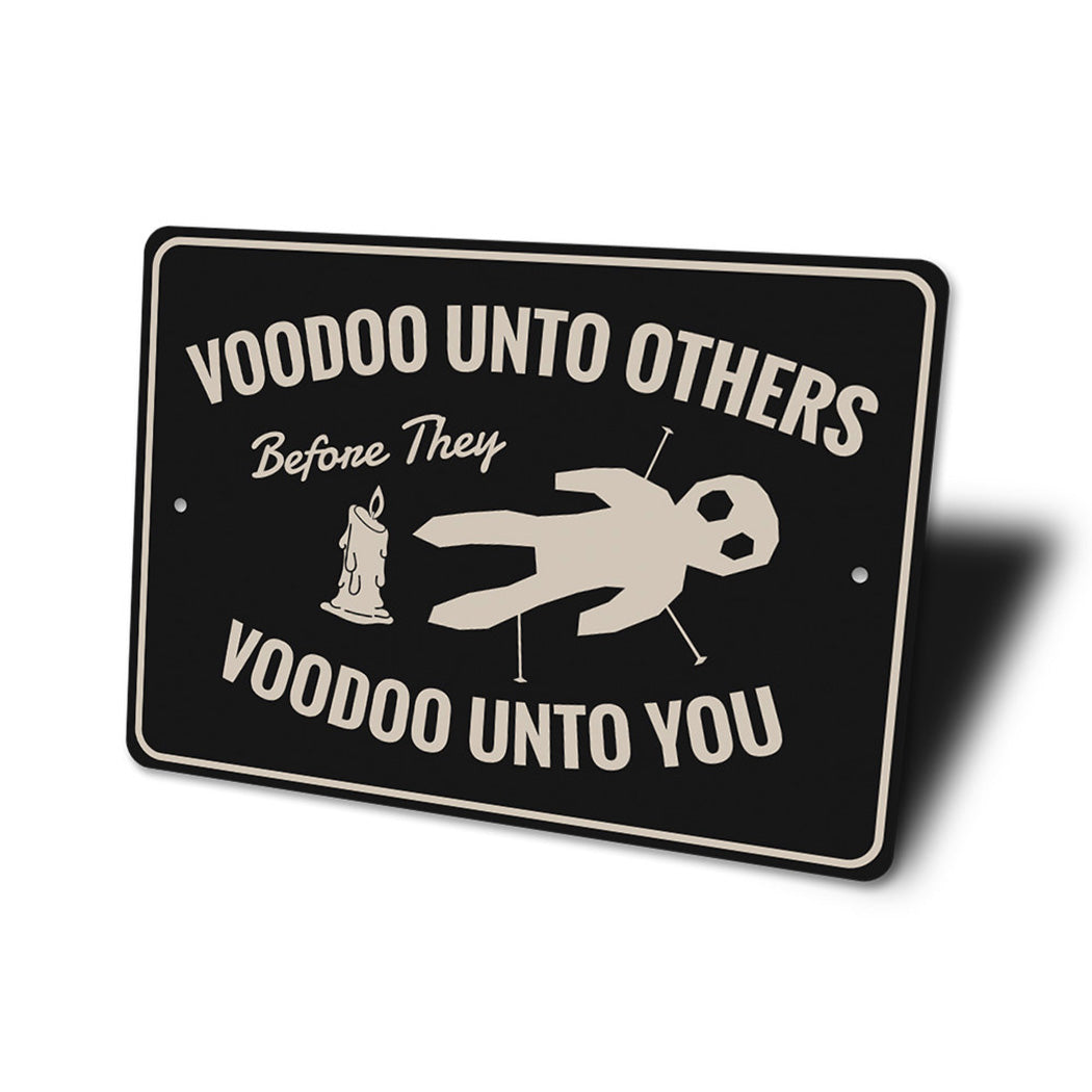 Halloween Voodoo Doll Sign