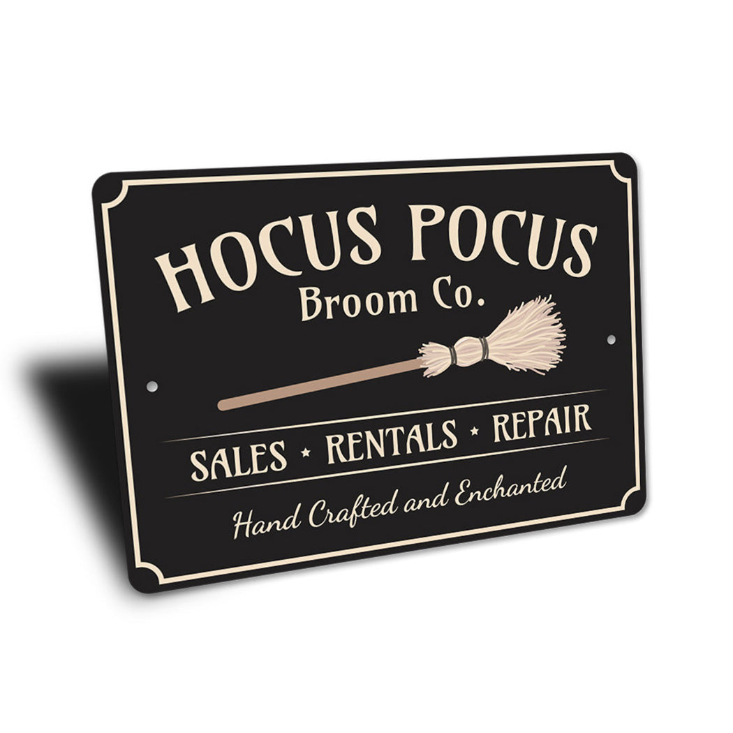 Hocus Pocus Broom Company Sign