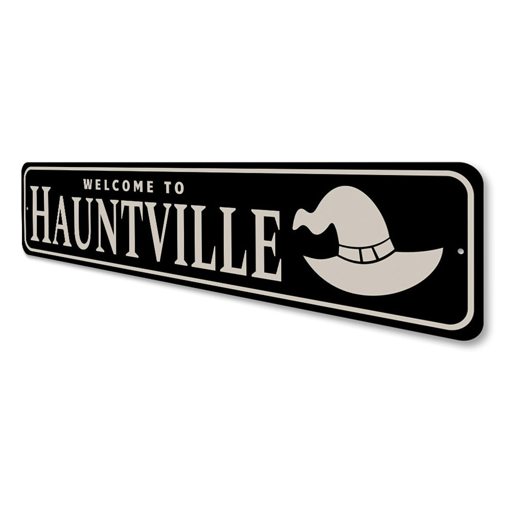 Hauntville Sign