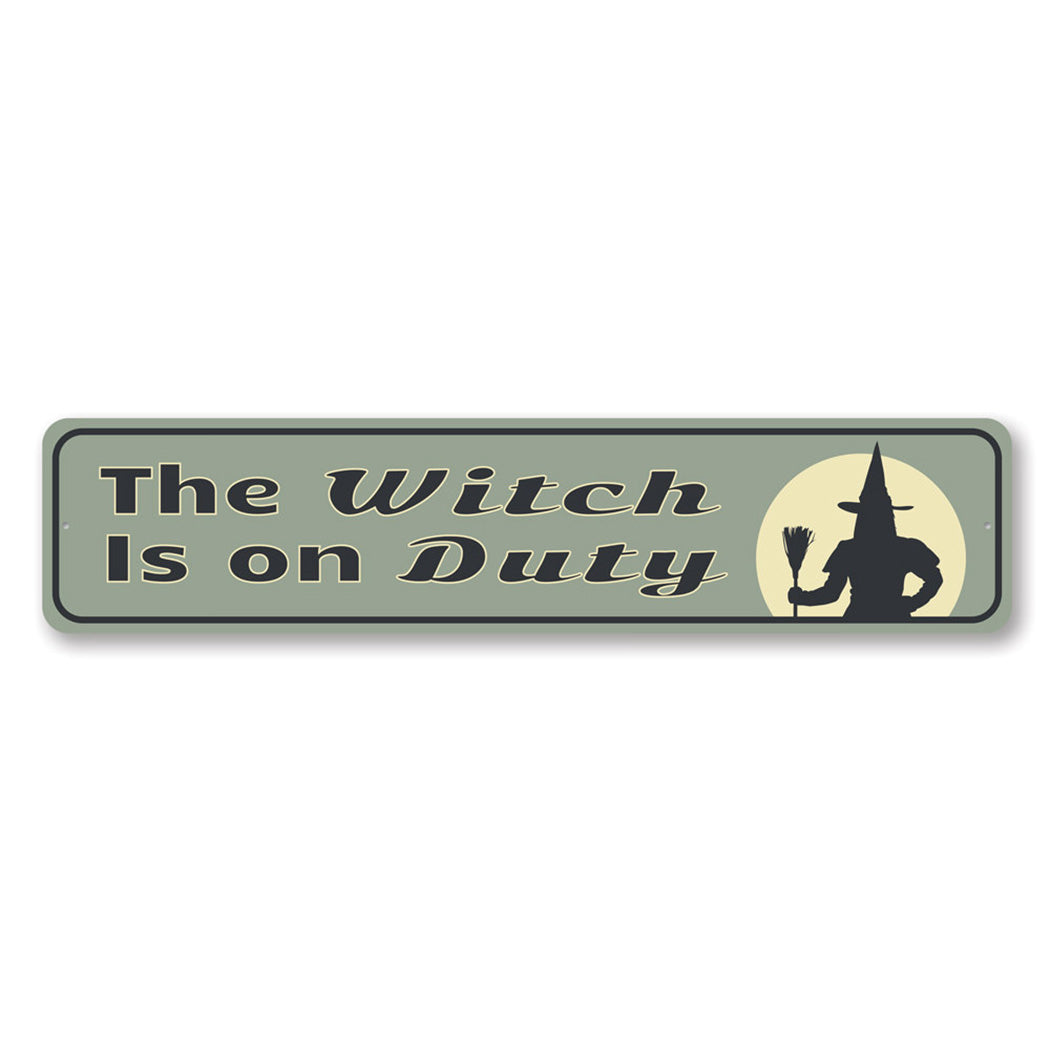 Wicked Witch Metal Sign
