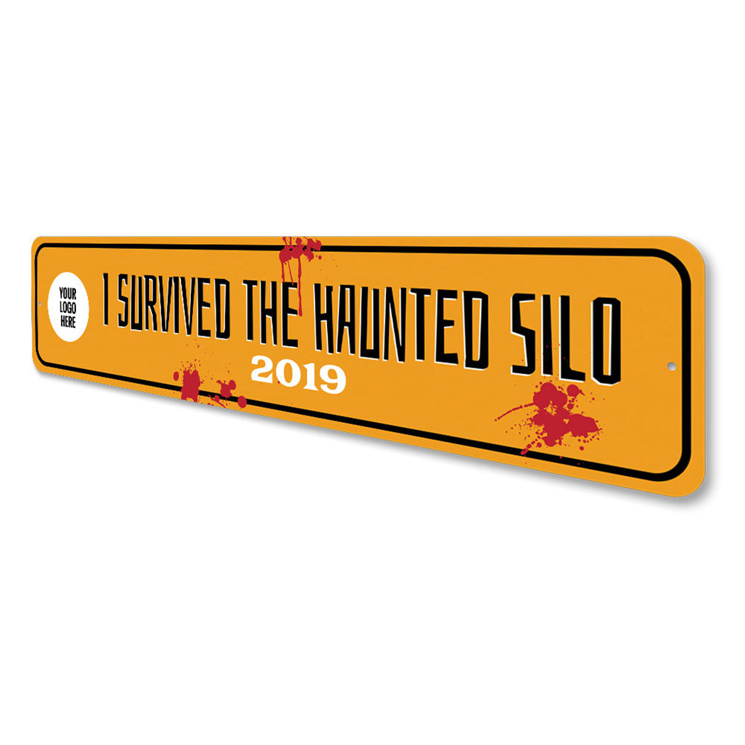 Haunted Silo Sign