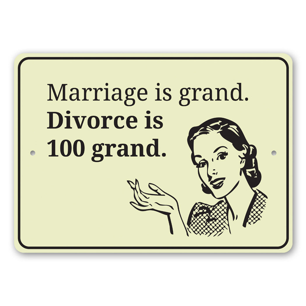 Funny Marriage Sign