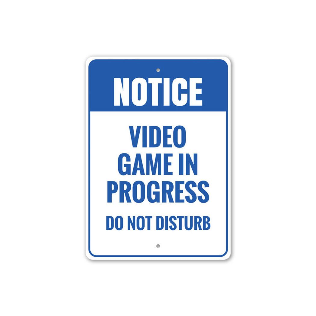 Do Not Disturb Video Game Sign