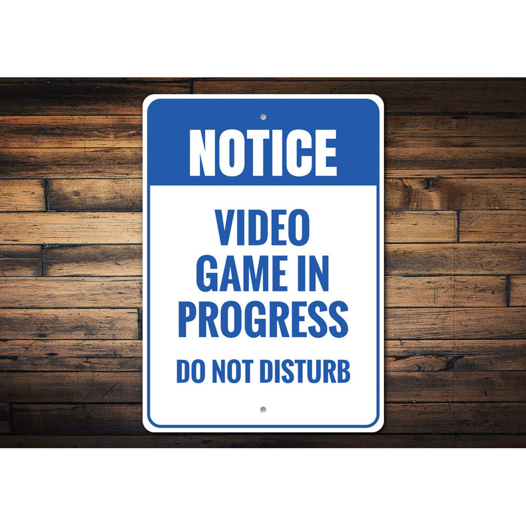 Do Not Disturb Video Game Sign