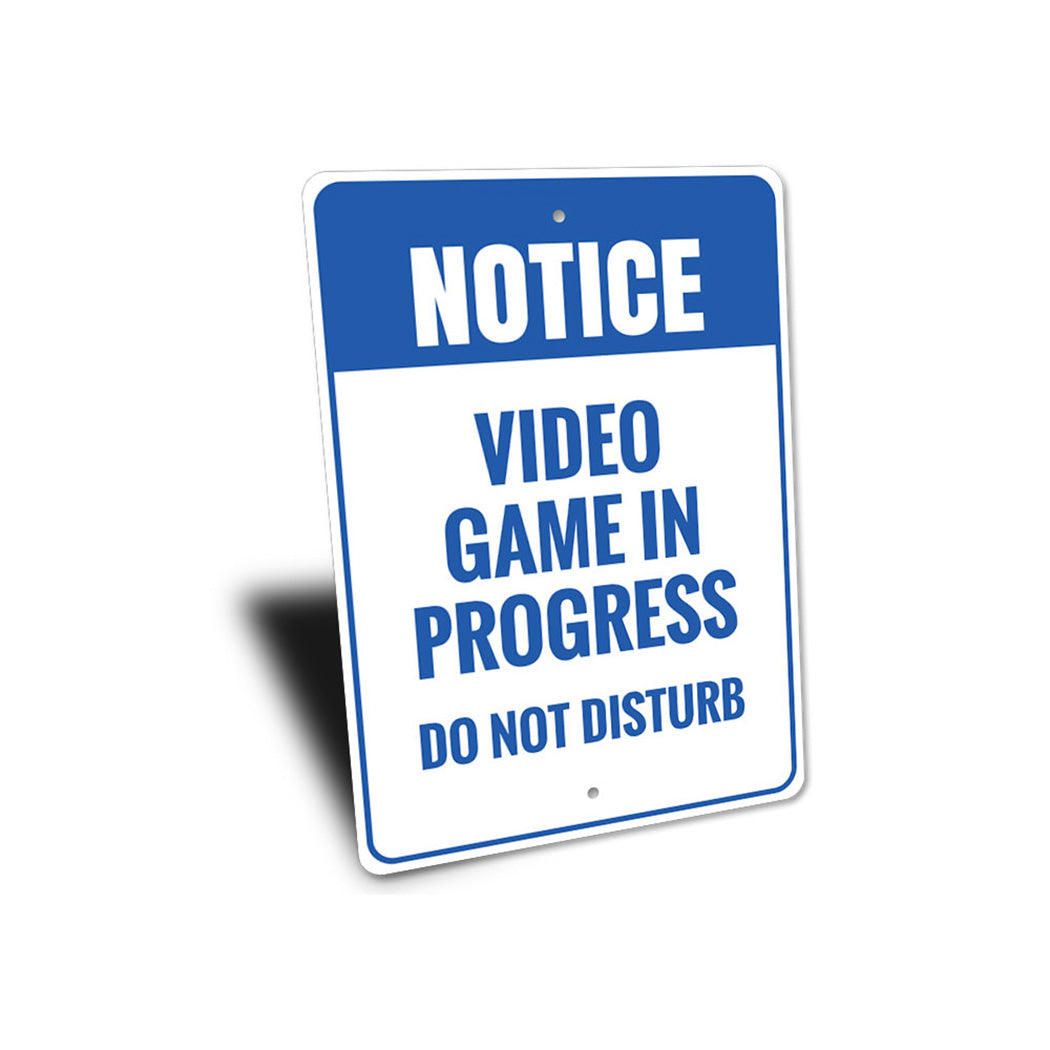Do Not Disturb Video Game Sign