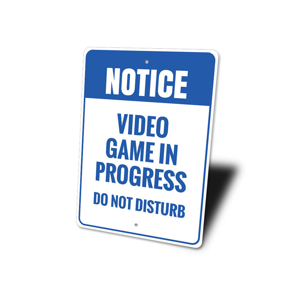 Do Not Disturb Video Game Sign