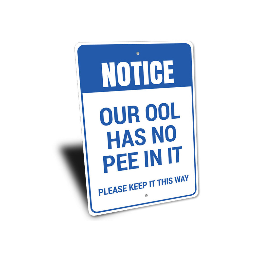 Witty Pool Sign
