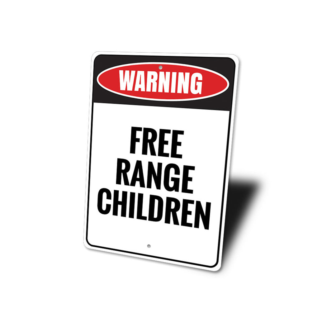 Free Range Children Sign