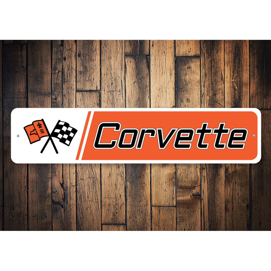 Novelty Corvette Sign