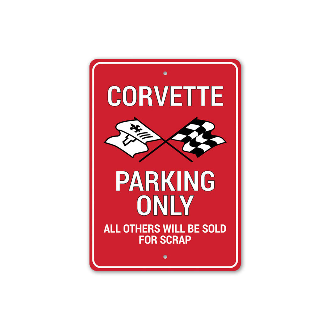 Corvette Parking Sign
