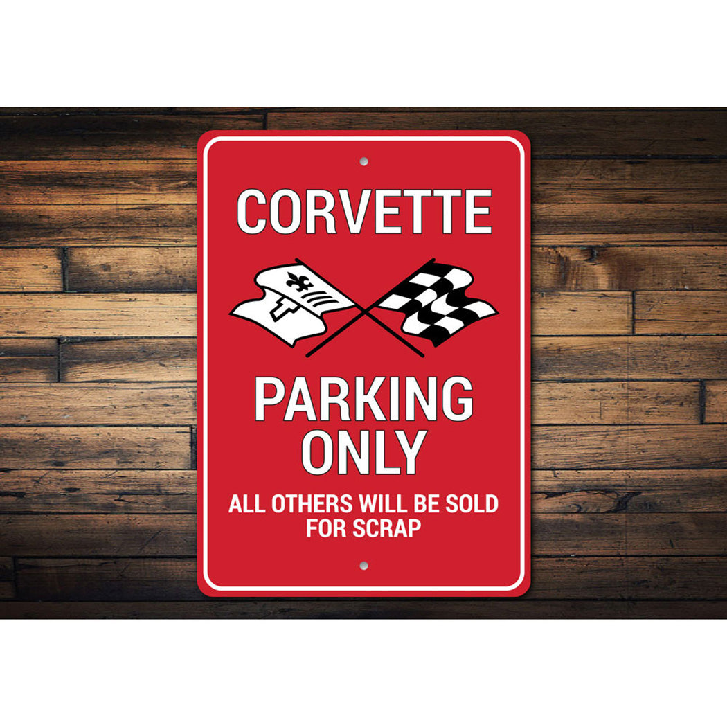 Corvette Parking Sign