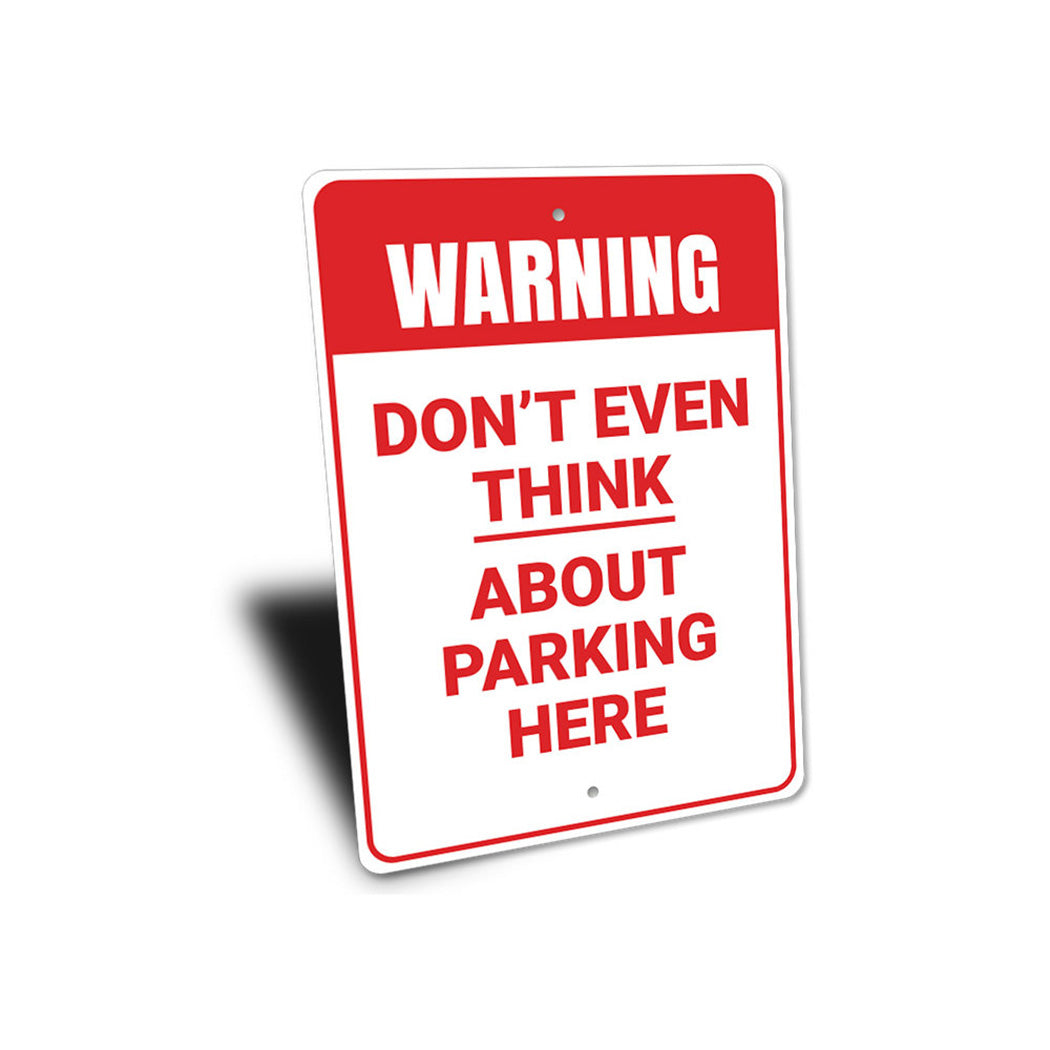 No Parking Warning Sign