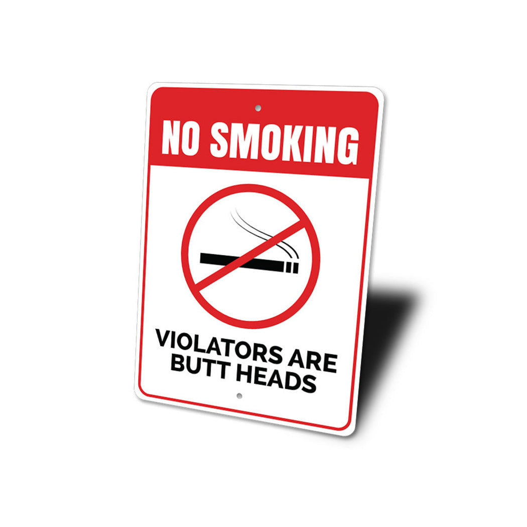 Butt Heads Smoking Sign