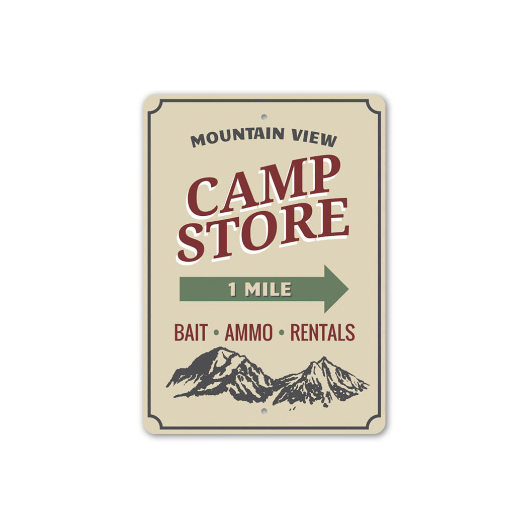 Mountain View Camp Store Sign