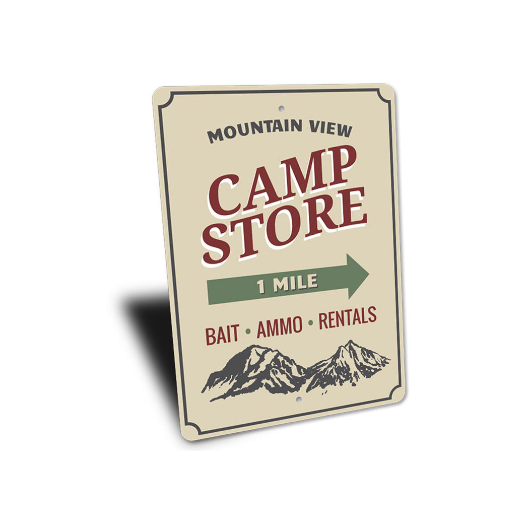 Mountain View Camp Store Sign