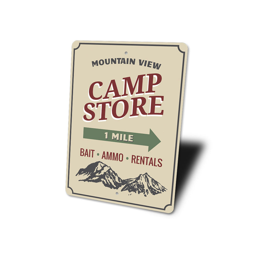 Mountain View Camp Store Sign