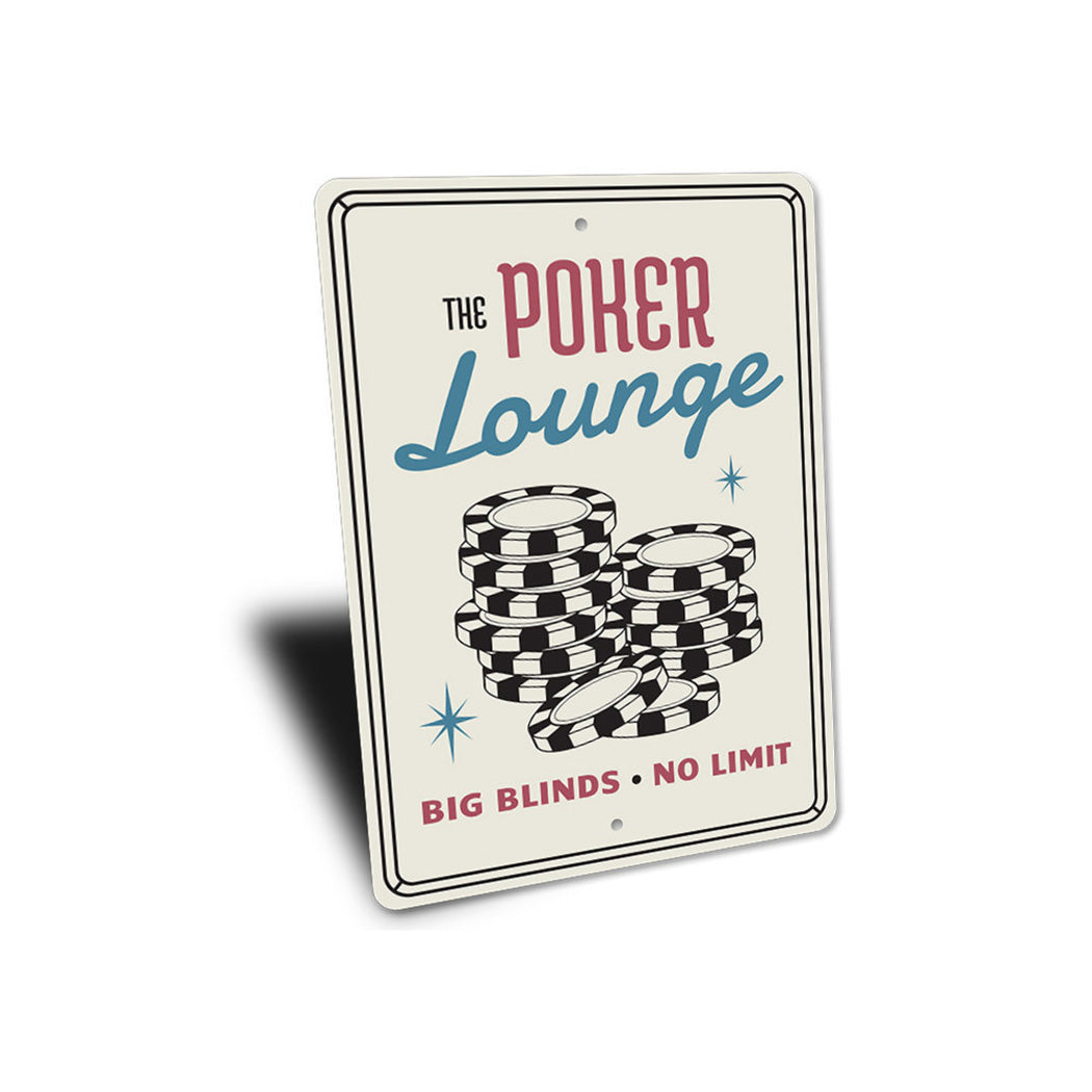 The Poker Lounge Sign