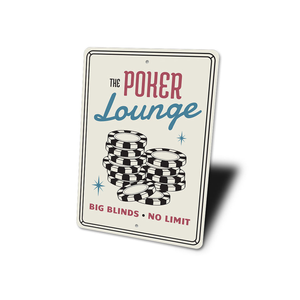The Poker Lounge Sign
