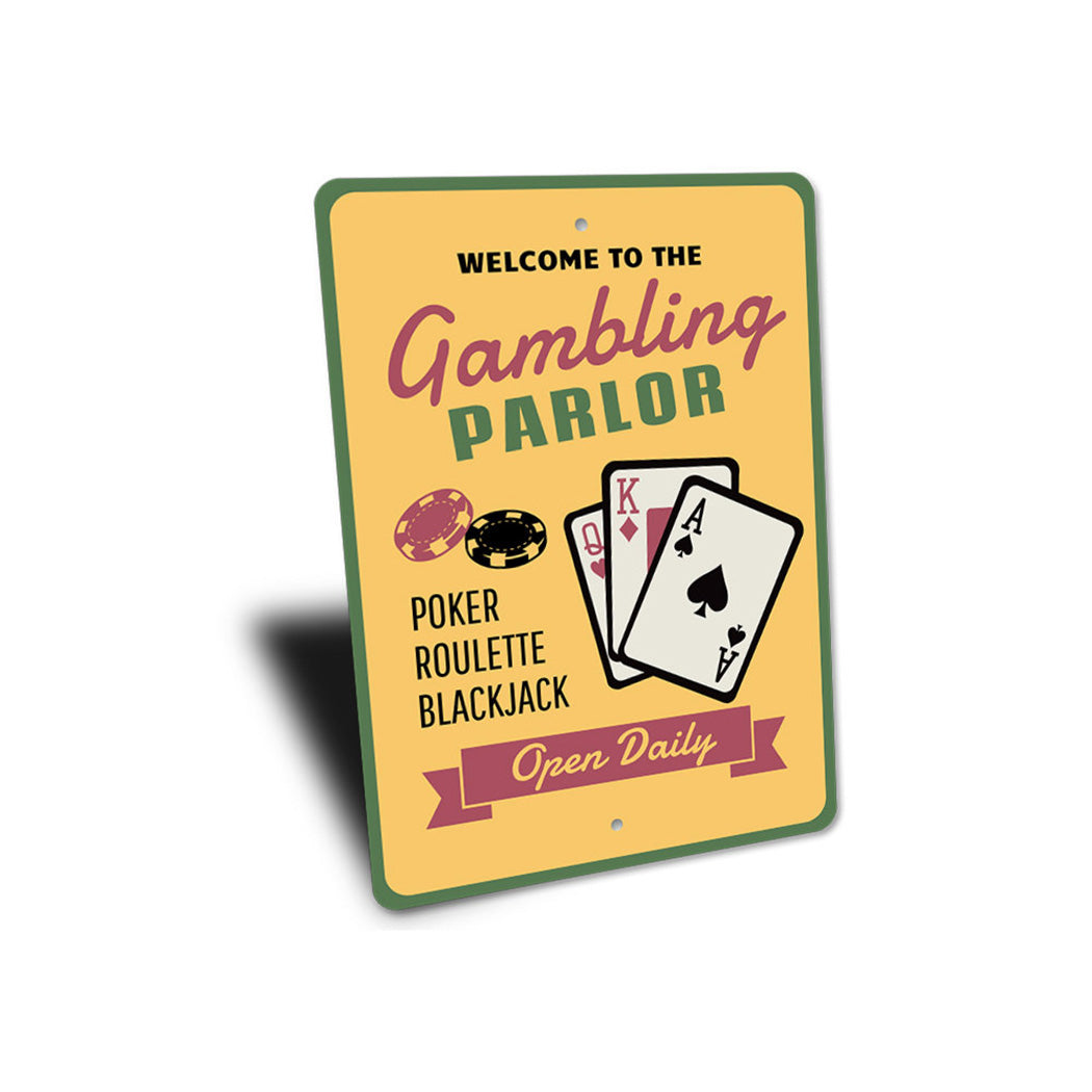 Gambling Parlor Sign