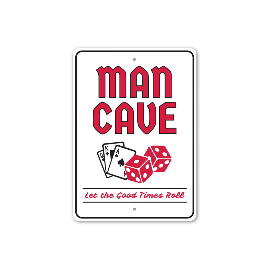 Man Cave Gambling Sign