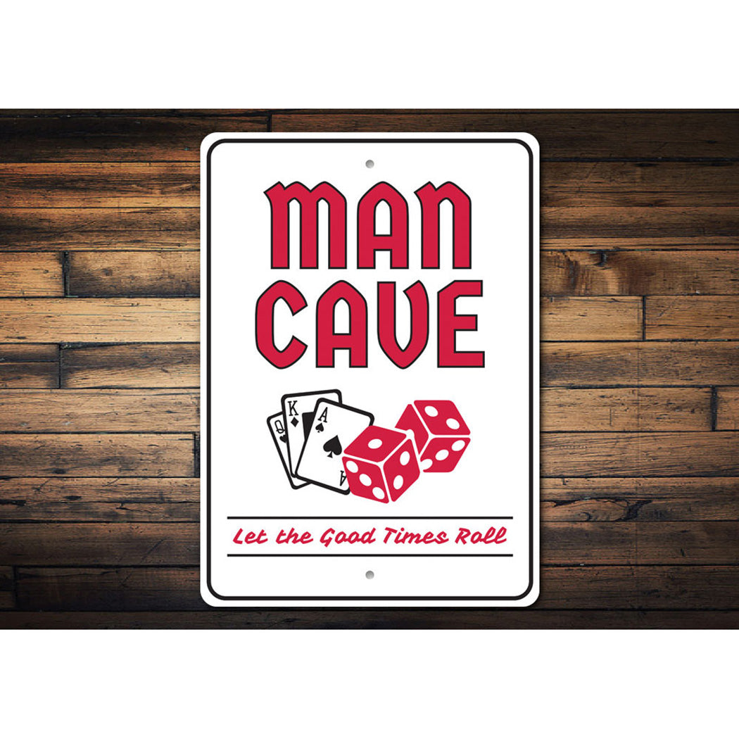 Man Cave Gambling Sign