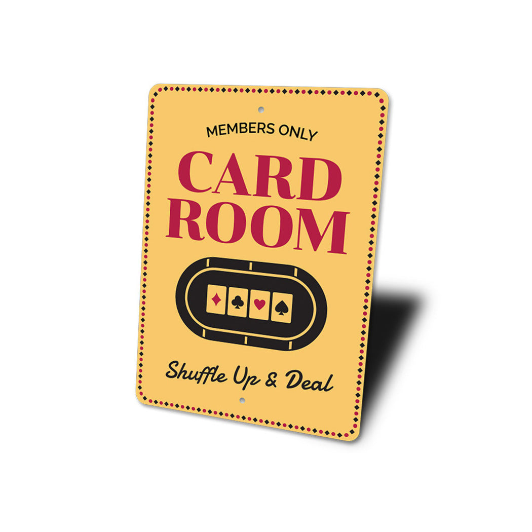 Card Room Sign