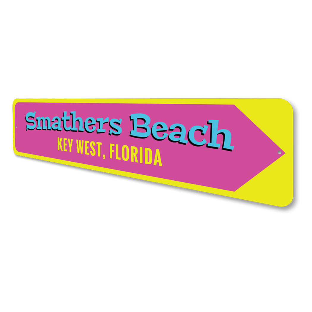 Smathers Beach Key West Sign