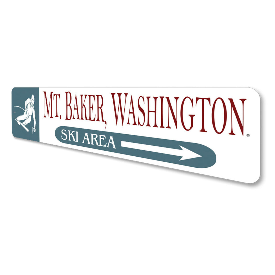 Custom Ski Area Sign