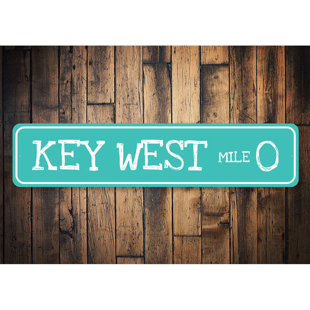Key West Mile Marker Sign