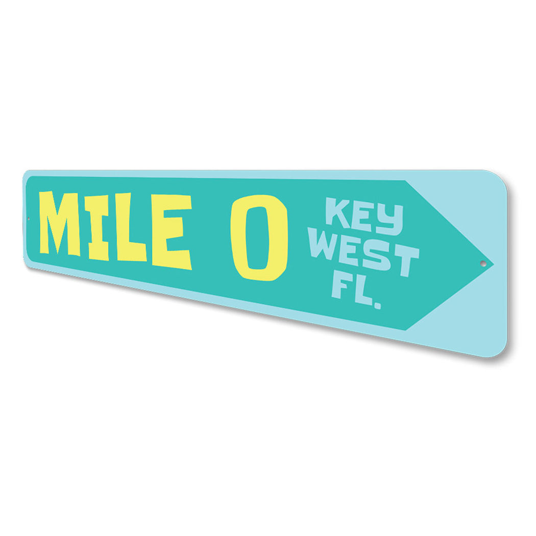 Mile Marker 0 Sign