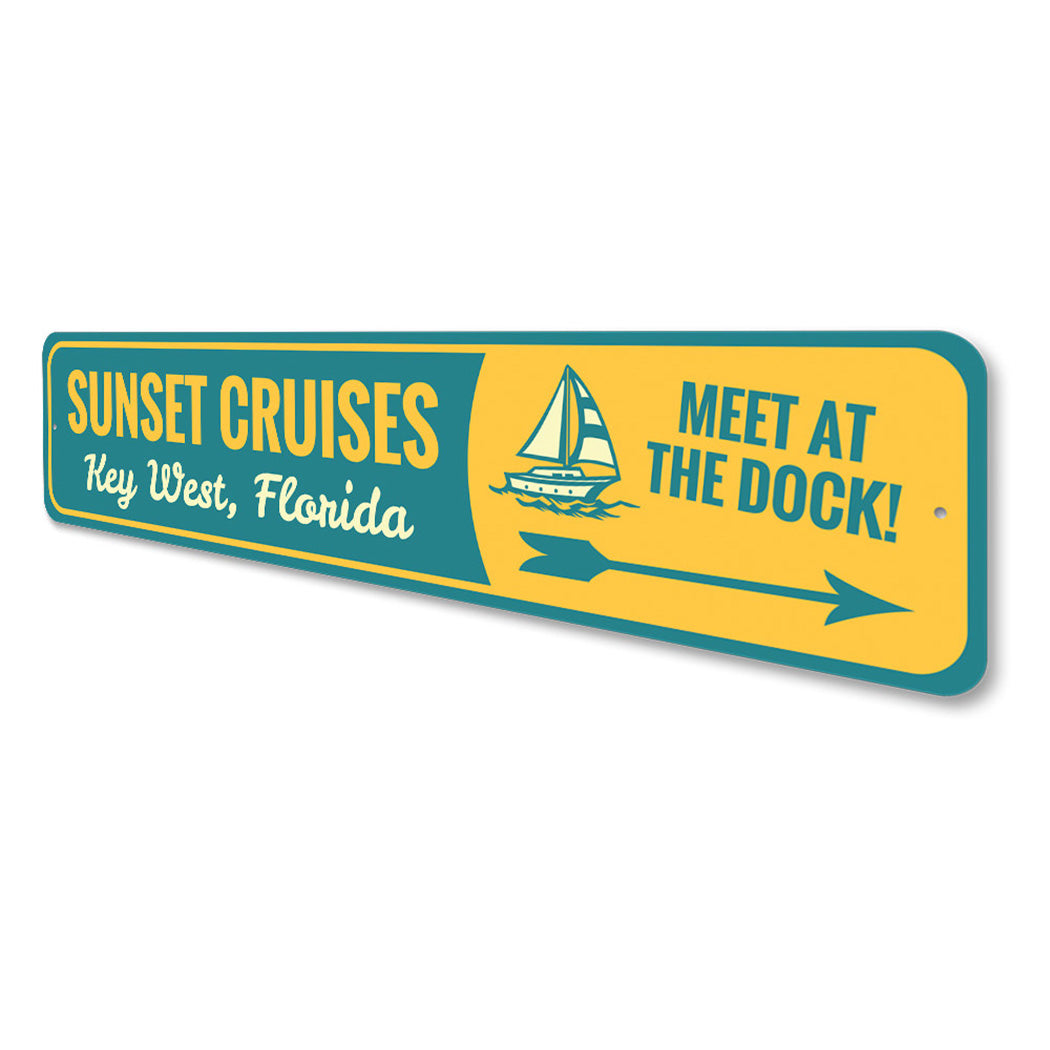 Sunset Cruises Key West Sign