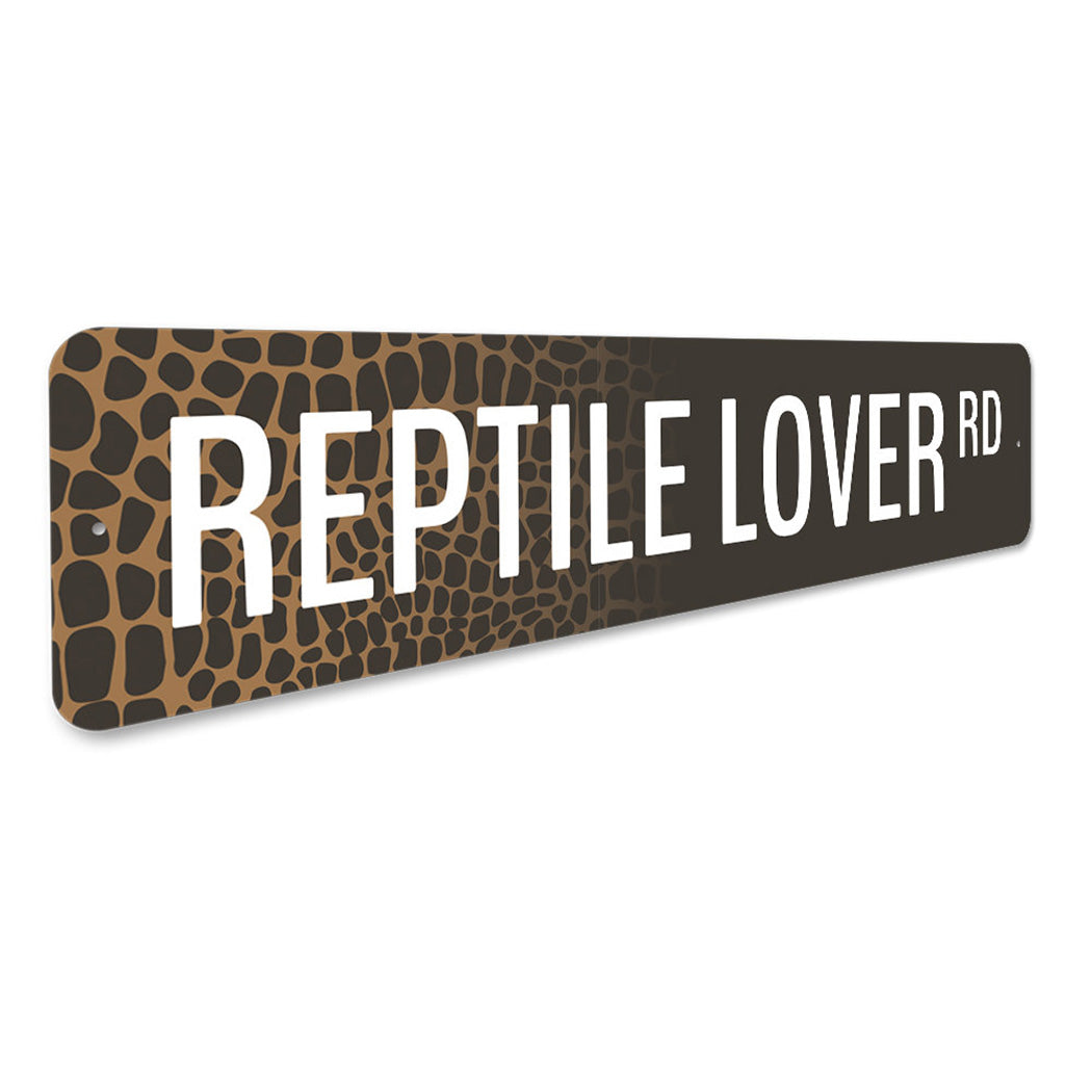 Reptile Lover Road Sign