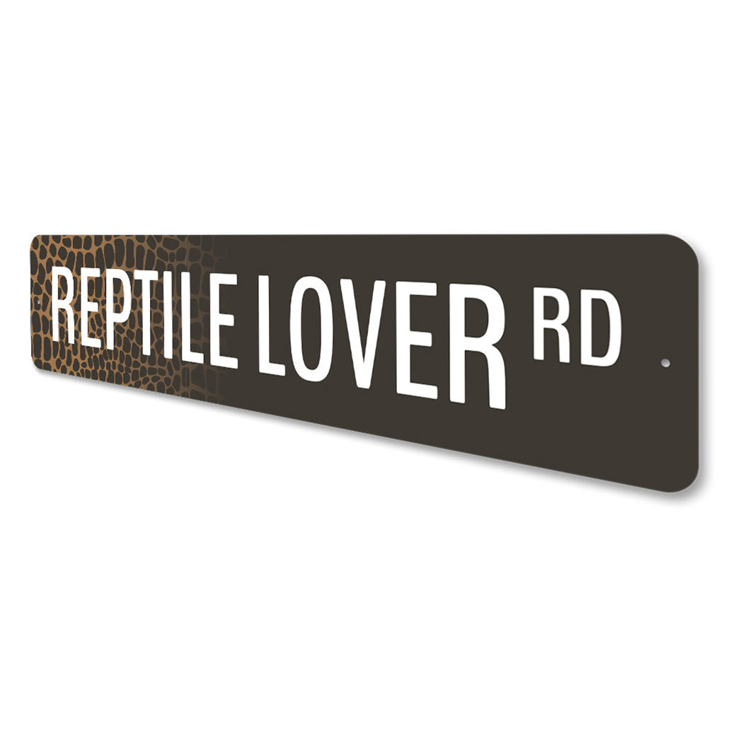 Reptile Lover Road Sign