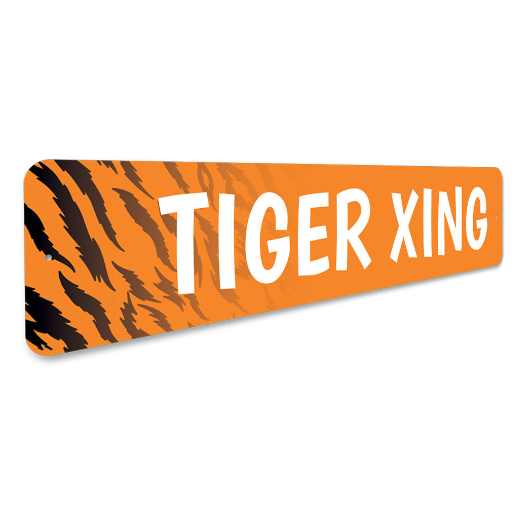 Tiger Crossing Sign