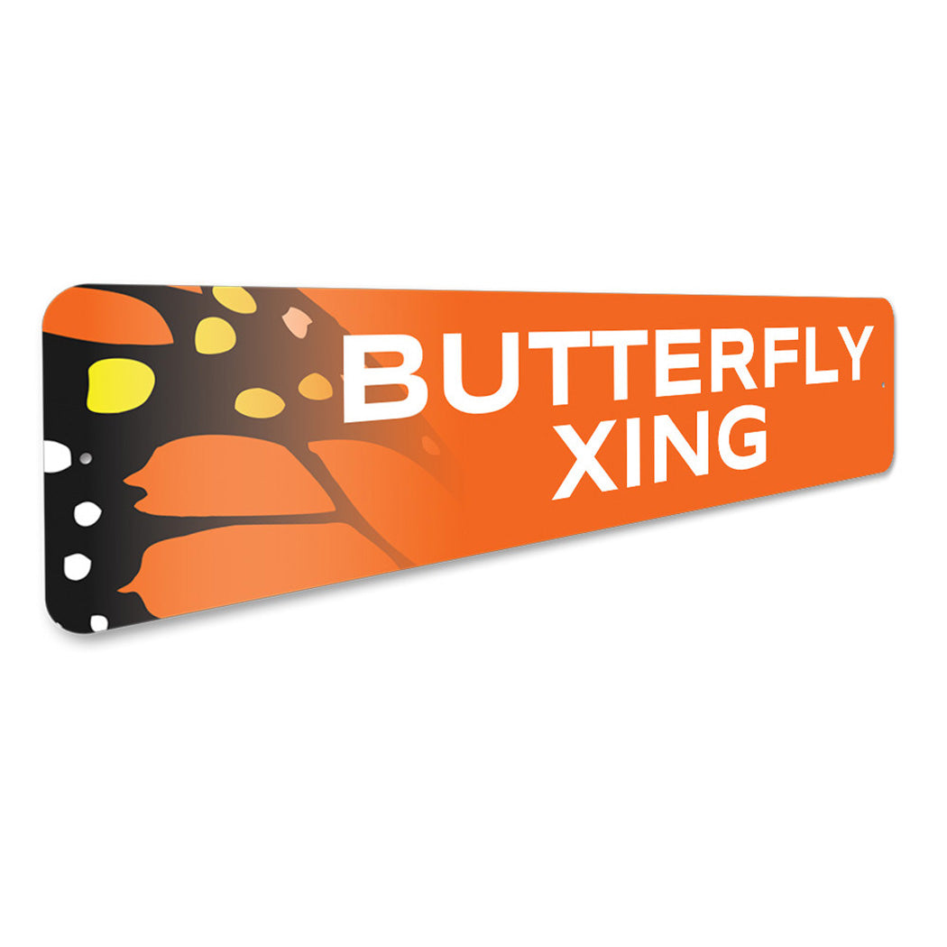 Butterfly Xing Sign