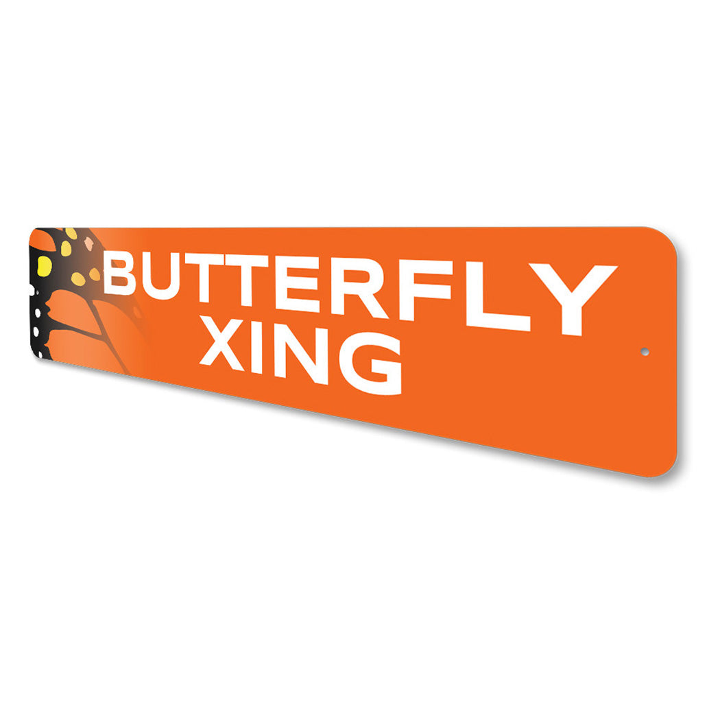 Butterfly Xing Sign
