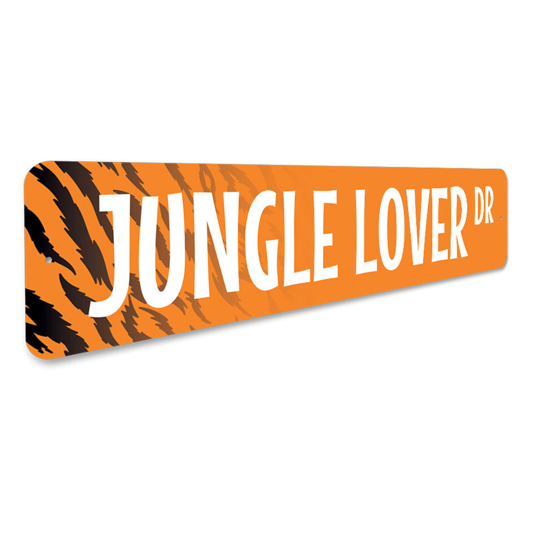 Jungle Lover Street Sign