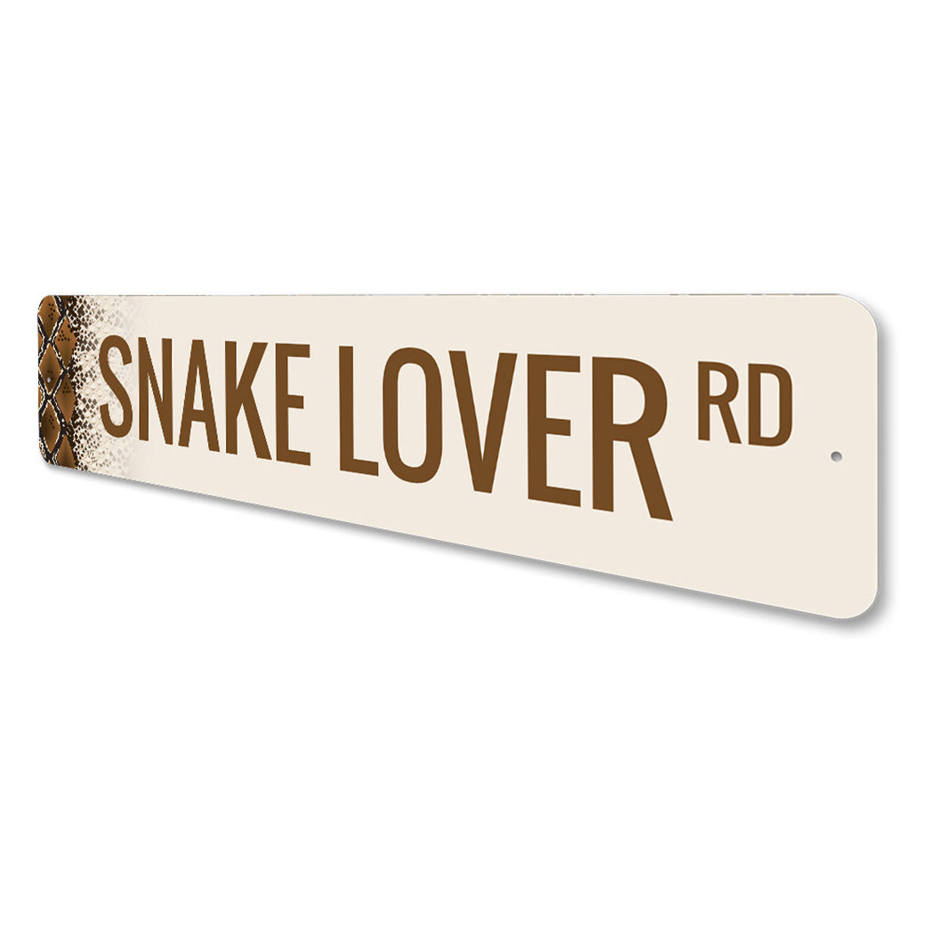 Snake Lover Street Sign