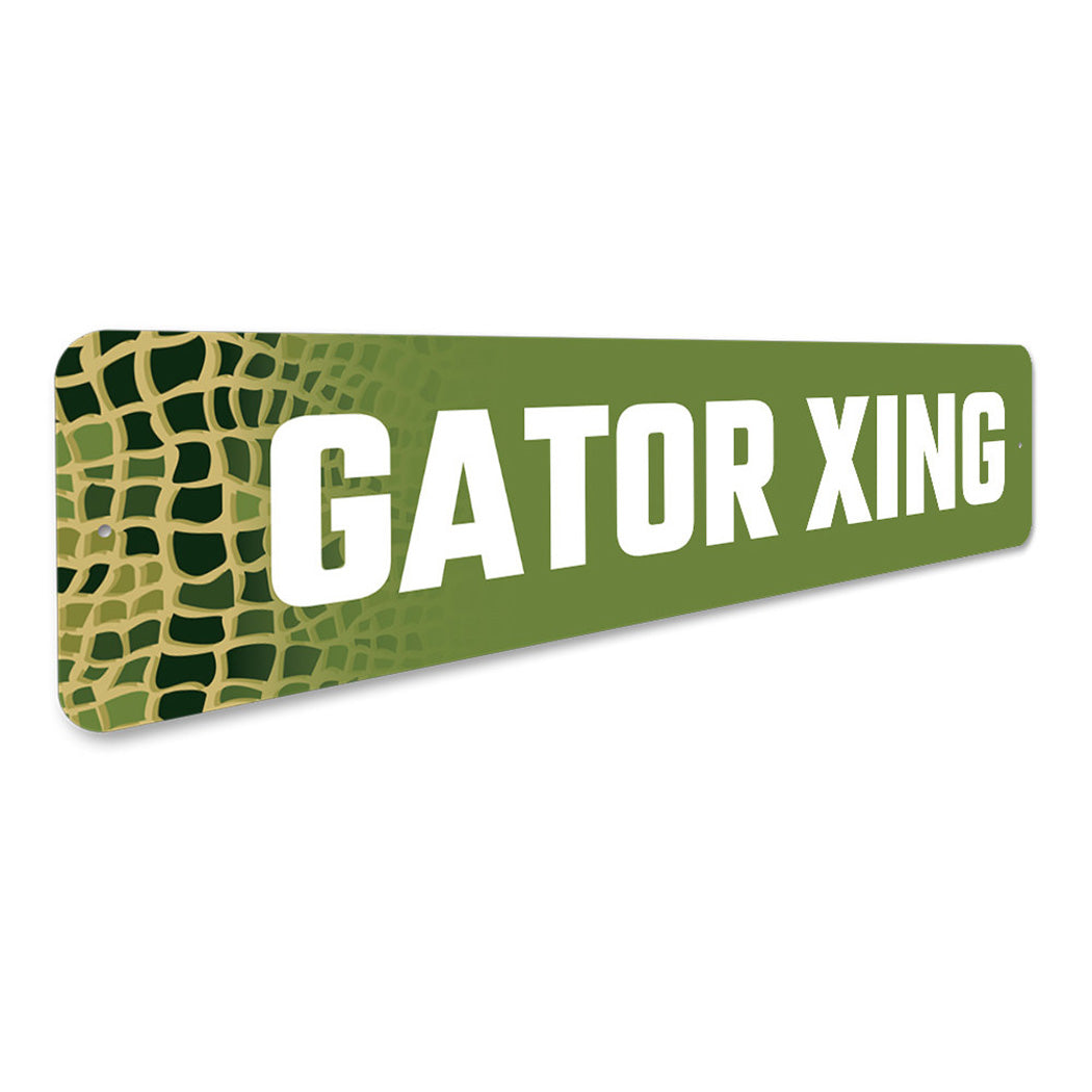 Gator Crossing Sign
