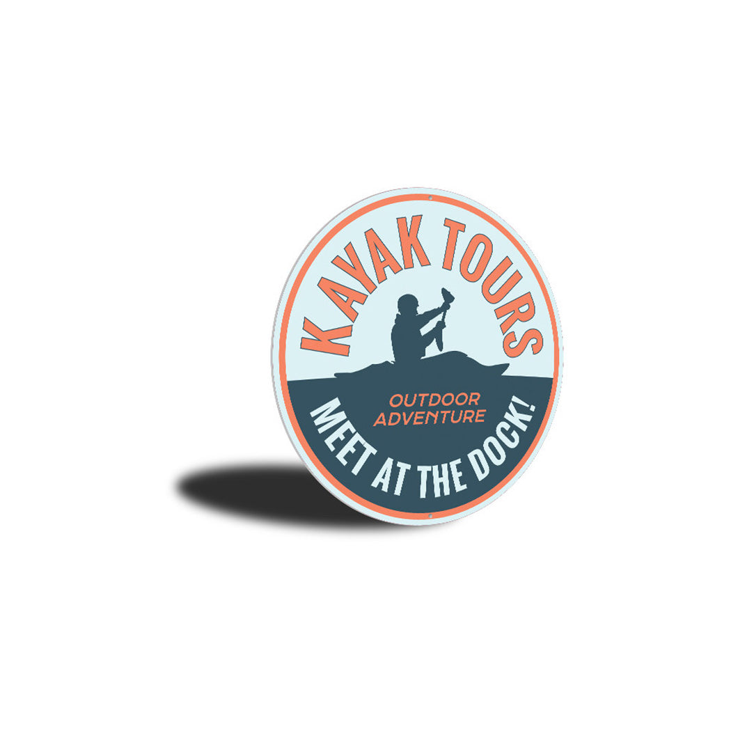 Kayak Tours Sign Aluminum Sign
