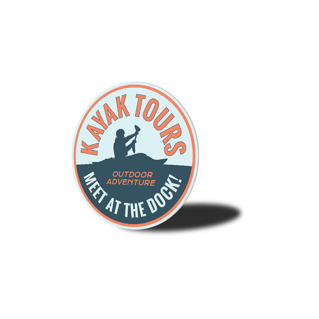 Kayak Tours Metal Sign