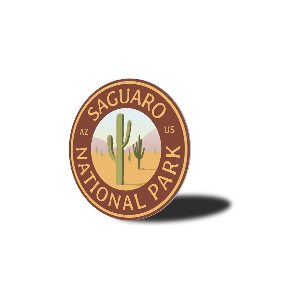 Saguaro National Park Metal Sign