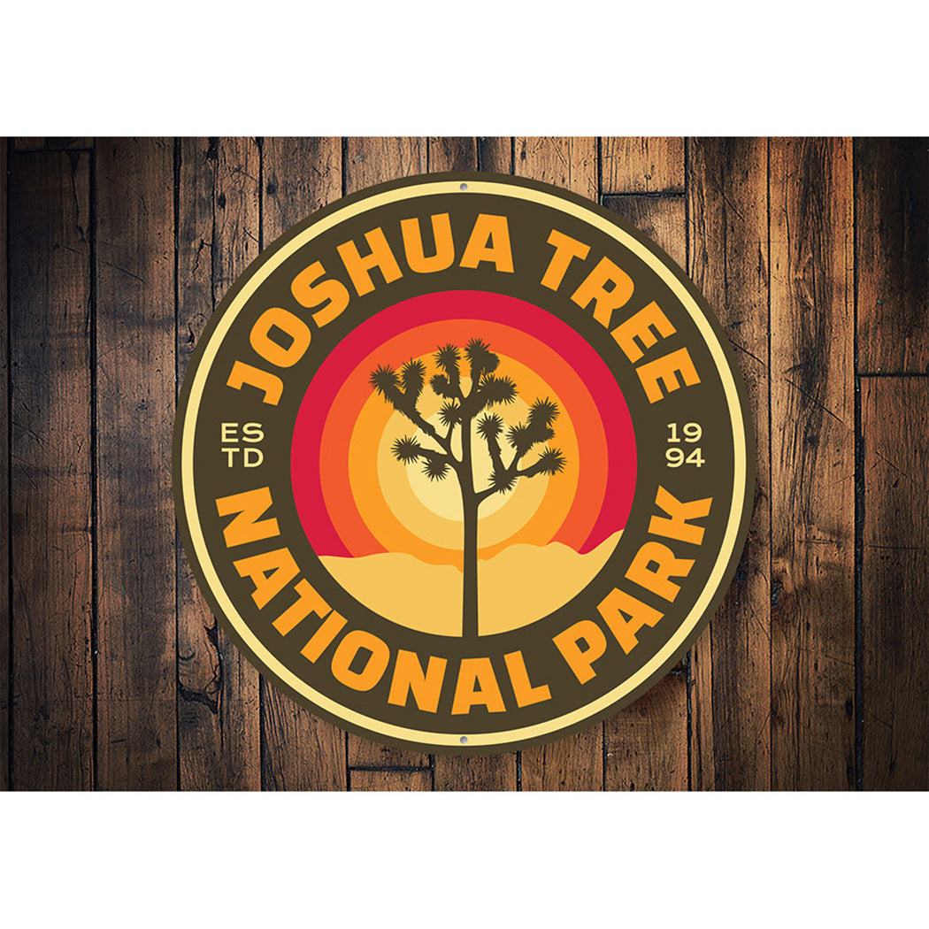 Joshua Tree National Park Sign Aluminum Sign