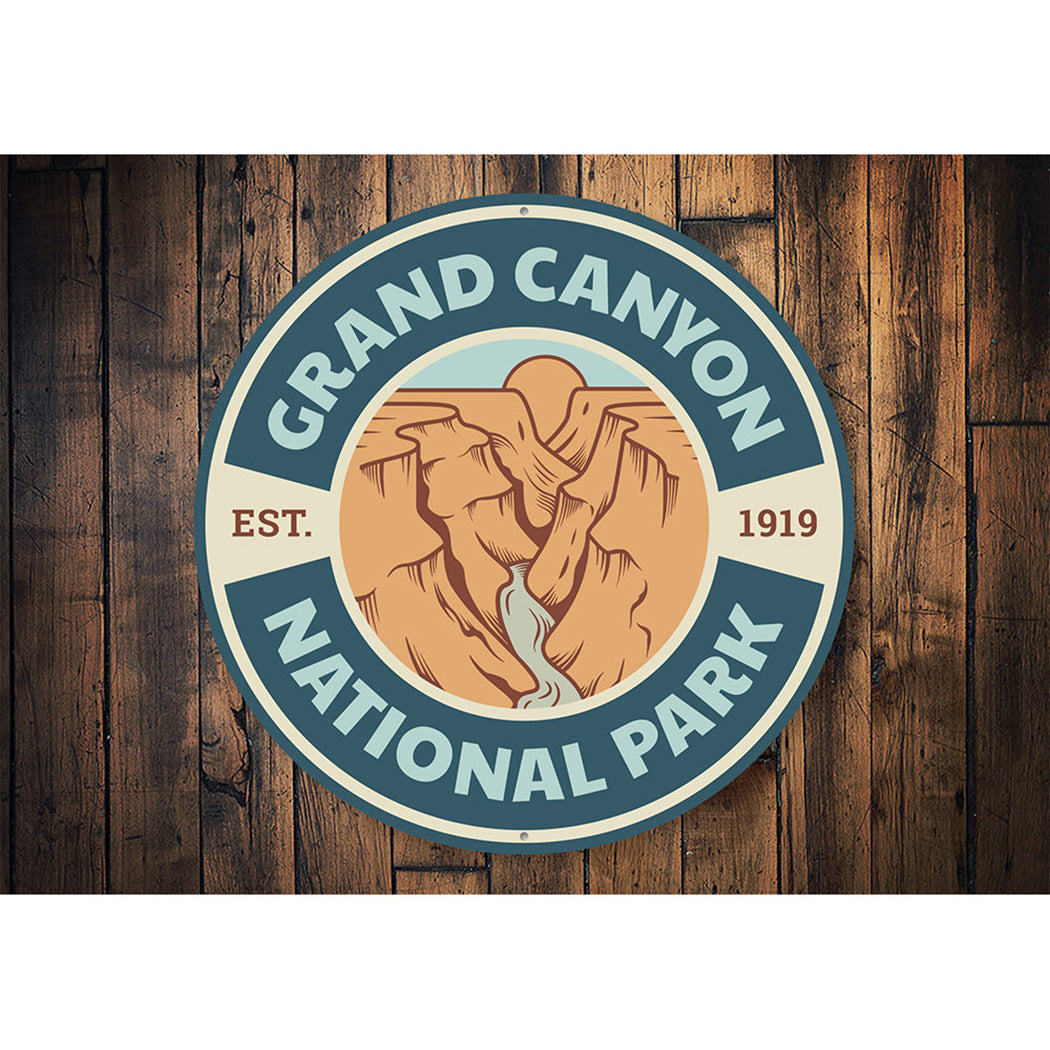 Grand Canyon National Park Sign Aluminum Sign