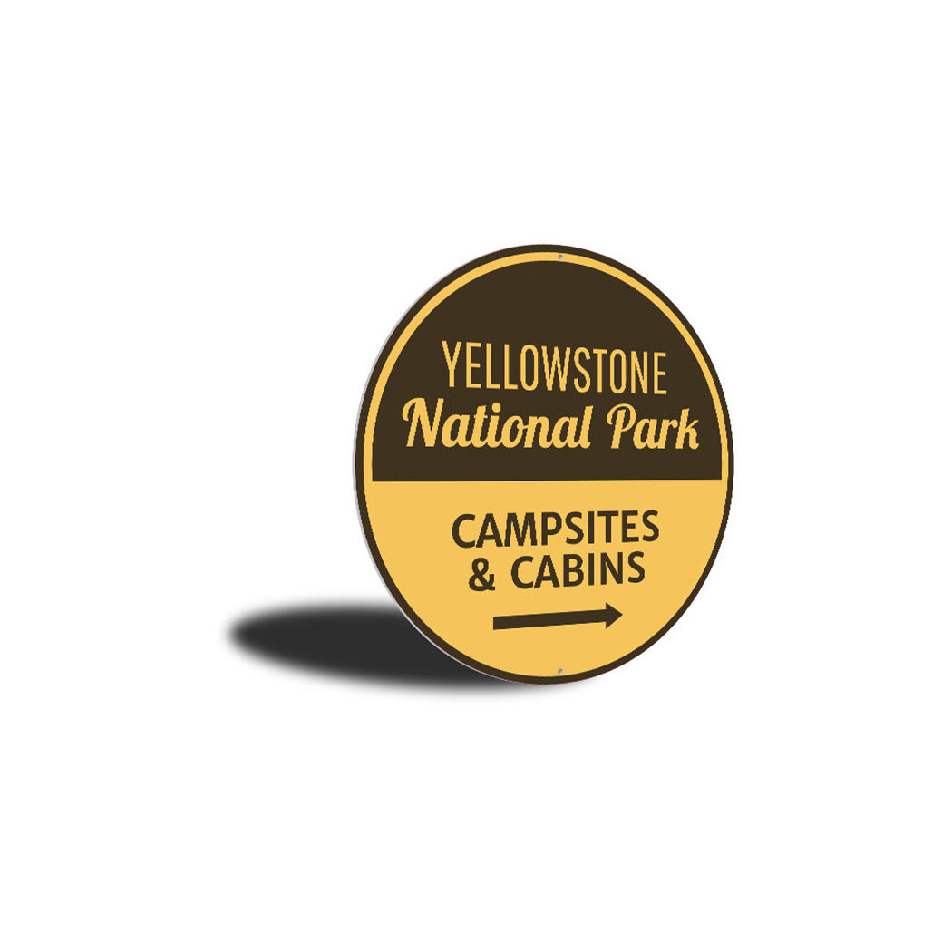 Yellowstone National Park Sign Aluminum Sign