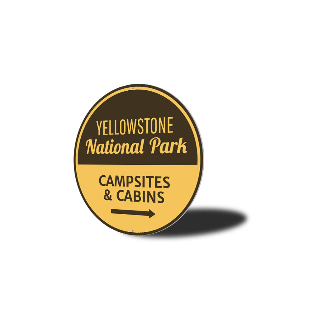 Yellowstone National Park Metal Sign
