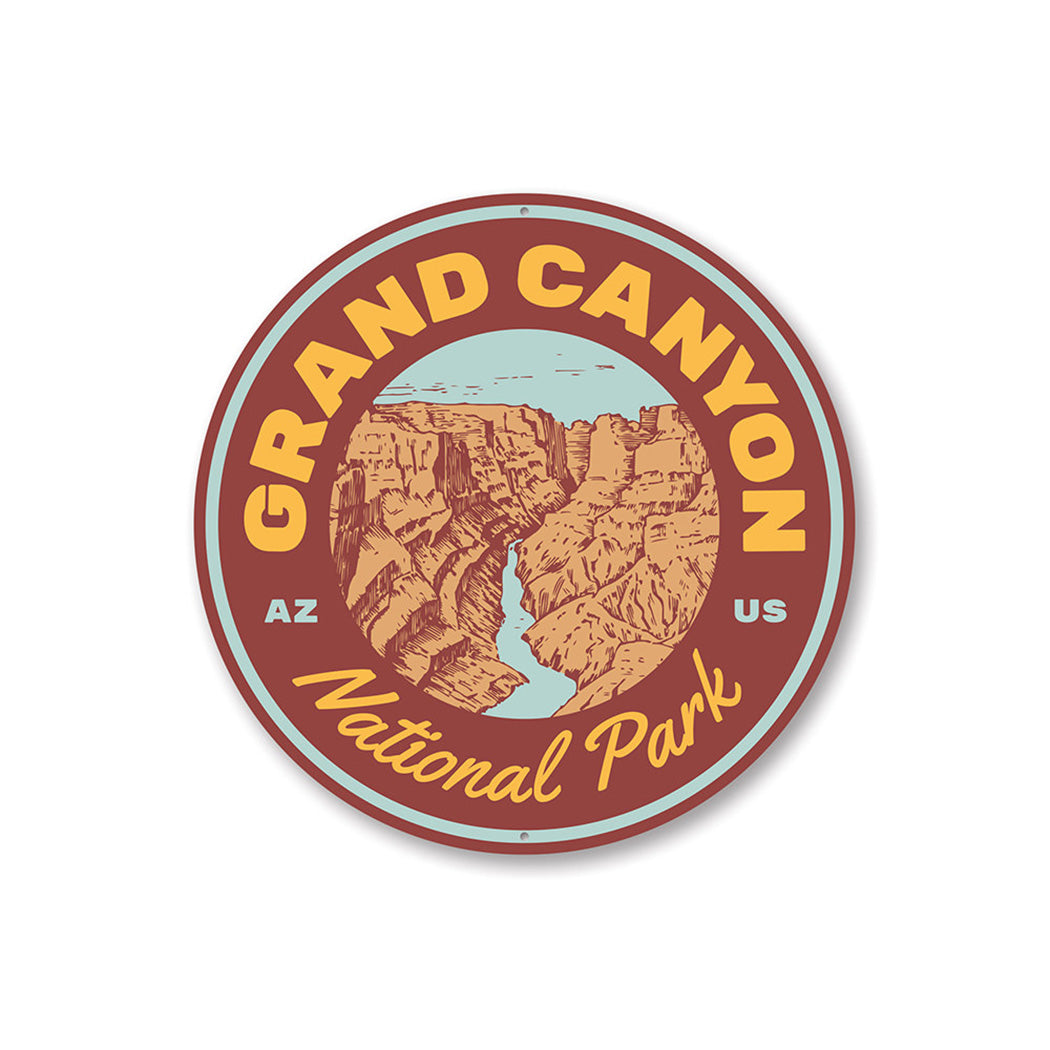 Grand Canyon Sign Aluminum Sign
