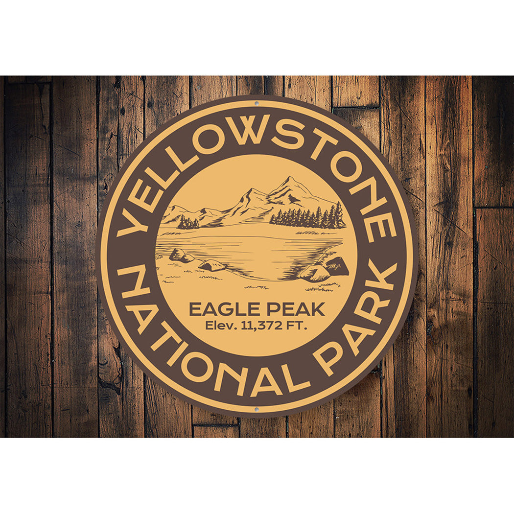 Yellowstone Sign Aluminum Sign